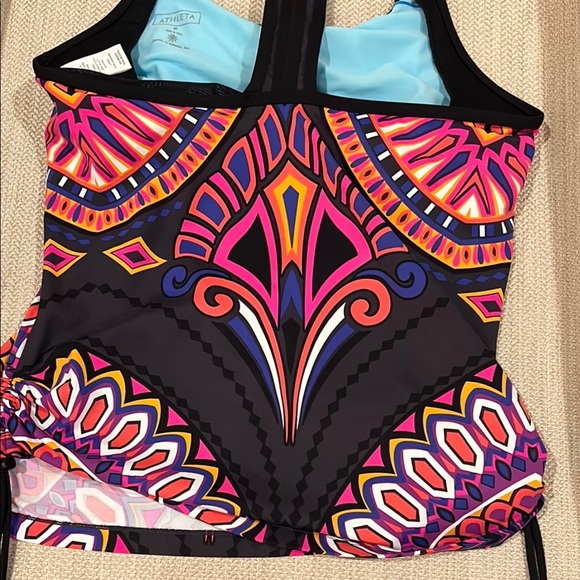 Athleta Rapanui Ready to Run Tankini Swim Top size Medium - Picture 9 of 11